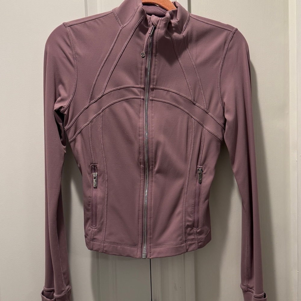 Lululemon Define Cropped Jacket *Nulu Lavender Lux / Mirror Silver 4 - Picture 2 of 4